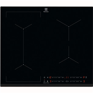 Electrolux 600 Series Bridge Hob2Hood, plotis 59 cm, juoda - Įmontuojama indukcinė kaitlentė