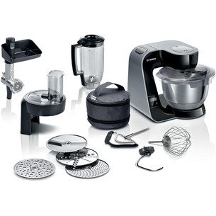 Bosch MUM5, Series 4, 1000 W, tamsios sidabro spalvos - Virtuvinis kombainas