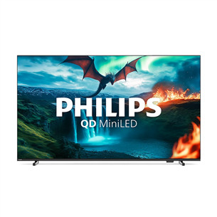 Philips MLED820, 55'', 4K UHD, QD Mini LED, juodas - Televizorius