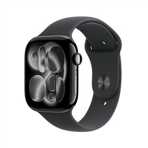 Apple Watch 11, 42 mm, GPS + Cellular, M/L, juodas - Išmanusis laikrodis