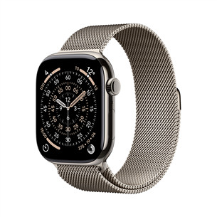 Apple Watch 11, 42 mm, GPS + Cellular, Milanese loop, titano spalvos - Išmanusis laikrodis