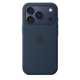 Apple Silicone Case with Magsafe, iPhone 17 Pro, tamsiai mėlynas - Dėklas