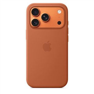Apple Silicone Case with Magsafe, iPhone 17 Pro, rudas - Dėklas