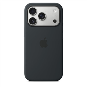 Apple Silicone Case with Magsafe, iPhone 17 Pro, juodas - Dėklas