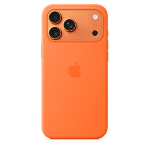 Apple Silicone Case with Magsafe, iPhone 17 Pro Max, oranžinis - Dėklas