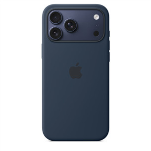 Apple Silicone Case with Magsafe, iPhone 17 Pro Max, tamsiai mėlynas - Dėklas