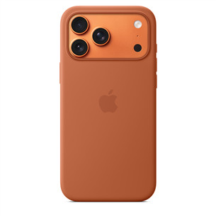 Apple Silicone Case with Magsafe, iPhone 17 Pro Max, rudas - Dėklas