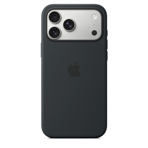 Apple Silicone Case with Magsafe, iPhone 17 Pro Max, juodas - Dėklas