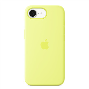 Apple Silicone Case, iPhone 16e, juodas - Dėklas