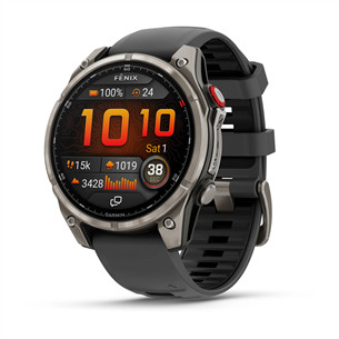 Garmin Fenix 8 Pro, 47 mm, titano, pilkas/juodas - Sportinis laikrodis