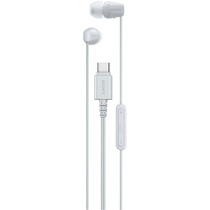 Sony IER-EX15C, USB-C, baltos - Ausinės