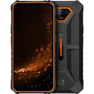 HAMMER Iron V, 6GB, 64GB, oranžinis - Išmanusis telefonas