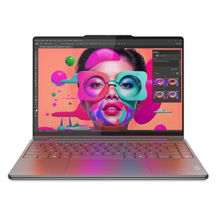 Lenovo Yoga 9 2-in-1 Gen 10 Aura Edition, 14'', WQXGA+, OLED, 120 Hz, Ultra 7, 32 GB, 1 TB, W11P, ENG, pilkas - Nešiojamasis kompiuteris