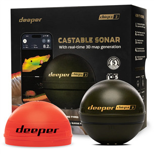 Deeper Smart Sonar Chirp+ 3, žalias/rudas - Sonaras