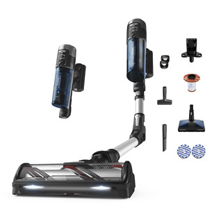 Tefal X-Force Flex 13.60, Allergy Aqua, mėlynas - Belaidis dulkių siurblys