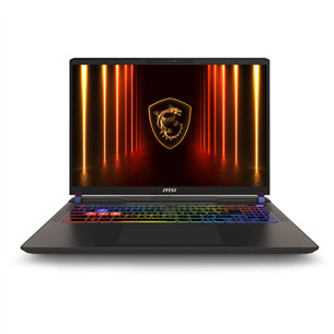 MSI Vector 16 HX AI A2XW, 16'', QHD+, 240 Hz, Ultra 9, 32 GB, 1 TB, RTX 5070 Ti, ENG, pilkas - Nešiojamasis kompiuteris