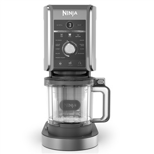 Ninja CREAMi Deluxe, 10 viename, juodas/sidabro spalvos - Ledų gaminimo aparatas