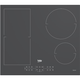 Beko IndyFlex, plotis 60 cm, tamsiai pilka - Įmontuojama indukcinė kaitlentė