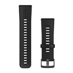 Garmin Quick Release Bands, 24 mm, silikoninis, juodas - Dirželis