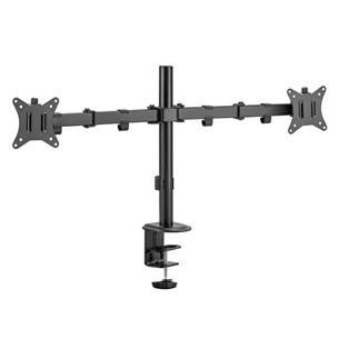 Deltaco Dual Desk Mount, 13-32'', juodas - Monitoriaus laikiklis