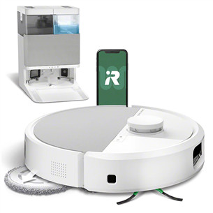 iRobot Roomba® Plus 505 Combo, Wet & Dry, baltas - Dulkių siurblys robotas