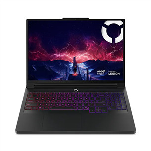 Lenovo Legion Pro 7 Gen 10, 16'', WQXGA, OLED, 240 Hz, Ryzen 9, 64 GB, 2 TB, RTX 5080, ENG, juodas - Nešiojamasis kompiuteris
