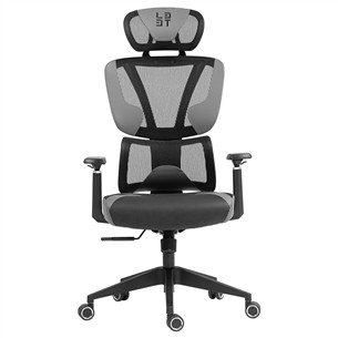 L33T FuzionX, PU, Fabric, pilka - Biuro kėdė
