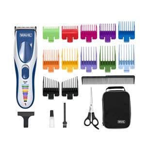 Wahl Color Pro Cordless, balta/mėlyna - Plaukų kirpimo mašinėlė
