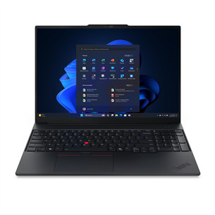 Lenovo ThinkPad E16 Gen 3, 16'', WUXGA, Ultra 5, 16 GB, 512 GB, W11P, ENG, juodas - Nešiojamasis kompiuteris