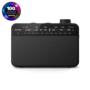 Philips TAR2509, juodas - Radijas