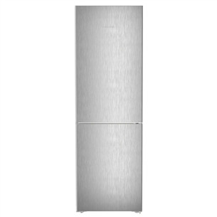 Liebherr, Pure NoFrost, 330 L, aukštis 186 cm, sidabro spalvos - Šaldytuvas