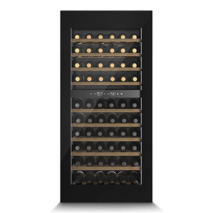 Caso WineDeluxe WD 60, 60 butelių, aukštis 124 cm, juodas - Vyno šaldytuvas