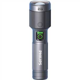 Philips Torch, 1500lm, 30W, pilkas - LED žibintuvėlis