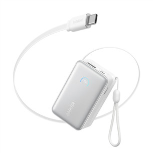 Anker Nano, 10000 mAh, 45 W, balta - Išorinė baterija