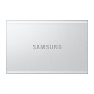 Samsung Portable SSD T7 Resurrected, 2 TB, USB 3.2 Gen 2, sidabro spalvos - Išorinis SSD diskas