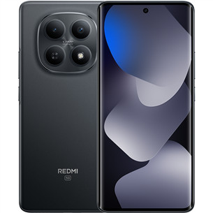 Xiaomi Redmi Note 15 5G, 6 GB, 128 GB, juodas - Išmanusis telefonas
