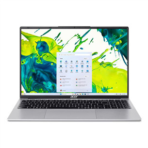 Acer Aspire Lite 16, 16'', WUXGA, Core 5, 16 GB, 512 GB, ENG, sidabro spalvos - Nešiojamasis kompiuteris