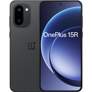 OnePlus 15R, 12 GB, 256 GB, juodas - Išmanusis telefonas