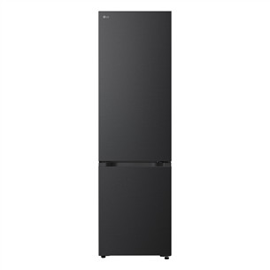 LG, NoFrost, 375 L, aukštis 203 cm, juodo nerūdijančio plieno - Šaldytuvas
