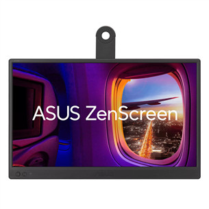 Asus ZenScreen MB169CK, 15,6", FHD, 60 Hz, nešiojamas, juodas - Monitorius