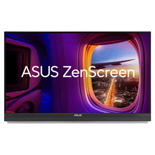 Asus Zenscreen MB27ACF, 27'', QHD, 100 Hz, nešiojamas, pilkas - Monitorius