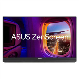 Asus Zenscreen MB229CF, 22'', 100 Hz, nešiojamas, pilkas- Monitorius