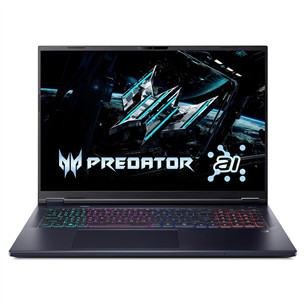 Acer Predator Helios Neo 18 AI, 18'', WQXGA, 165 Hz, Ultra 7, 16 GB, 512 GB, RTX 5060, ENG, juodas - Nešiojamasis kompiuteris