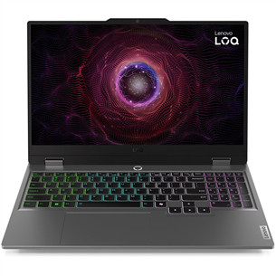 Lenovo LOQ 15ARP9, 15,6'', Full HD, 144 Hz, Ryzen 5, 16 GB, 512 GB, RTX 4050, ENG, pilkas - Nešiojamasis kompiuteris