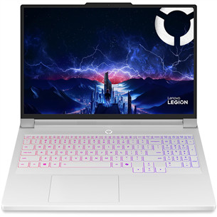 Lenovo Legion Pro 7 16IAX10H, 16'', WQXGA, OLED, 240 Hz, Ultra 7, 32 GB, 1 TB, RTX 5070 Ti, SWE, baltas - Nešiojamasis kompiuteris