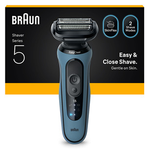 Braun Series 5, Wet & Dry, mėlyna - Beard trimmer