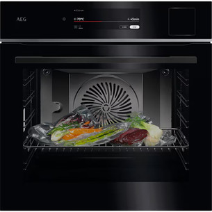 AEG ProAssist with SteamPro 9000 Series, 70 L, juoda - Įmontuojama garinė orkaitė
