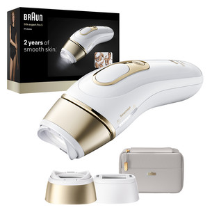 Braun Silk-expert Pro 5, baltas/aukso spalvos - Fotoepiliatorius