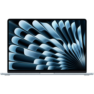 Apple MacBook Air 15 (2026), M5, 10C/10C, 24 GB, 1 TB, ENG, šviesiai mėlynas - Nešiojamasis kompiuteris
