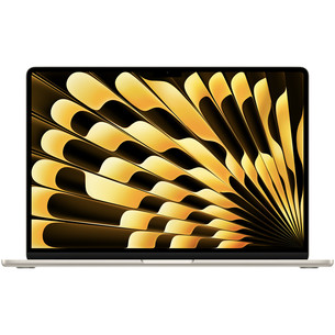 Apple MacBook Air 15 (2026), M5, 10C/10C, 24 GB, 1 TB, SWE, aukso spalvos - Nešiojamasis kompiuteris